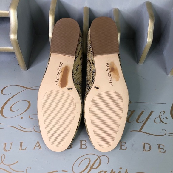 SOLE society snake print Leather shoes - Picture 8 of 15